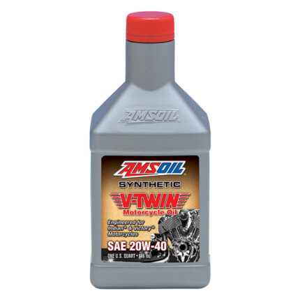 AMSOIL 20W-40 100% Synthetic V-Twin Motorcycle Oil